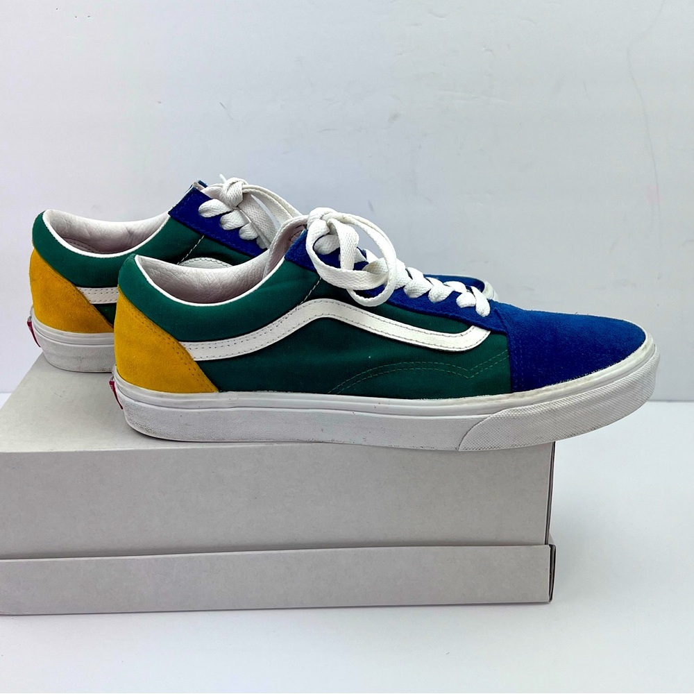 VANS OLD SKOOL LOW TOP YACHT CLUB COLOR BLOCK SHOES, MENS 10.5 WOMEN’S 12 - Picture 6 of 16